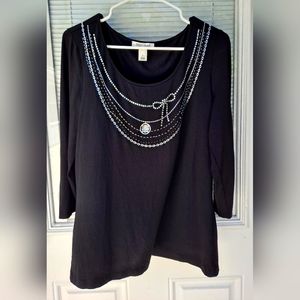 WHBM Chain blouse Large